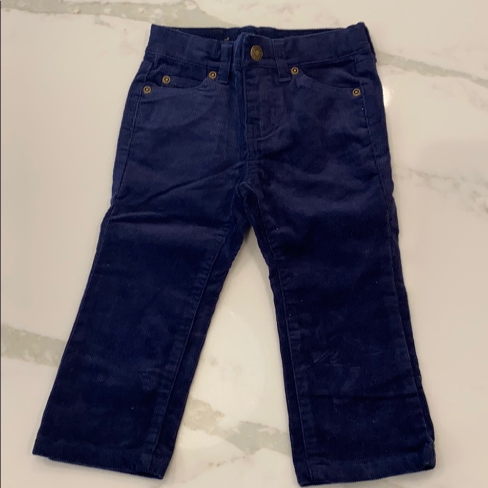 NWT Janie + Jack Navy Corduroy Pants